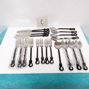 Artisan by Gourmet Settings Twist & Shout 20 piece flatware - serves 4